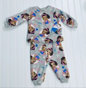 Ms Rachel Infant Baby Sweatshirt Pants Set Sz 0-3 Months